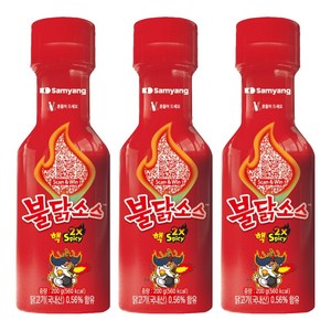 삼양 핵불닭소스, 200g, 3개