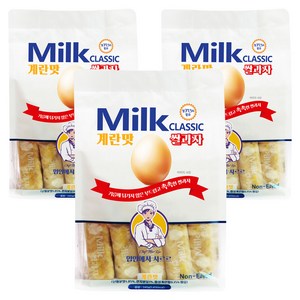 밀크클래식쌀과자 계란맛, 3개, 240g
