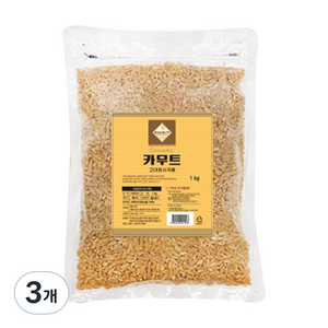 한드레 카무트 호라산밀, 1kg, 3개