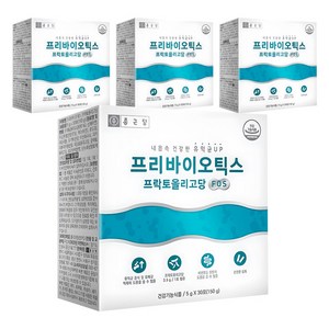 종근당 프리바이오틱스 프락토올리고당 FOS 유산균, 150g, 4개