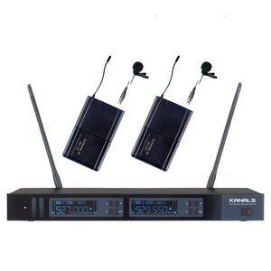 카날스 2채널 마이크 시스템 + 무선 핀 마이크 2p, 시스템(MW-720), 핀마이크(MW-765B)