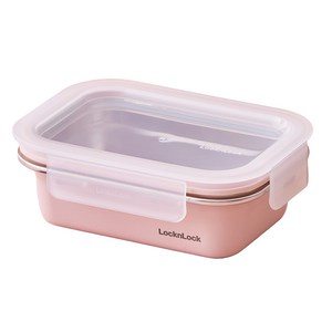 락앤락 컬러스텐코지 밀폐용기 미스티 로즈 400ml, 1개, 단품