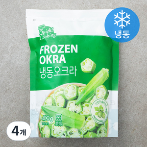 퀵쿠킹 오크라 (냉동), 400g, 4개