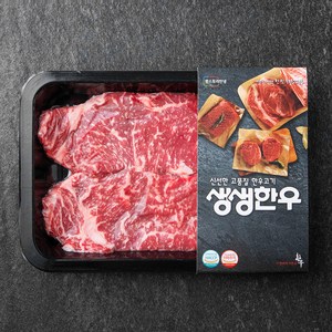 생생한우 1등급 채끝 구이용 (냉장), 200g, 1개