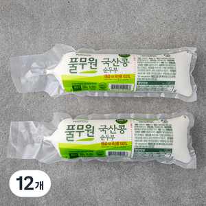 풀무원 국산콩 순두부, 350g, 12개