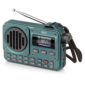 브리츠 블루투스 FM 라디오 스피커 BZ-LV1100, 그린