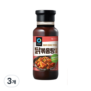 청정원 닭볶음탕 양념, 480g, 3개