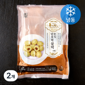 유기방아 한입 단호박꿀떡 (냉동), 600g, 2개