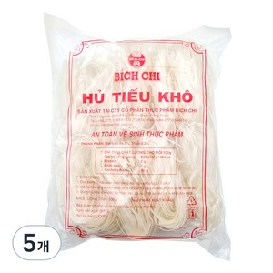 비치치 후티오코 2mm 쌀국수면, 500g, 5개