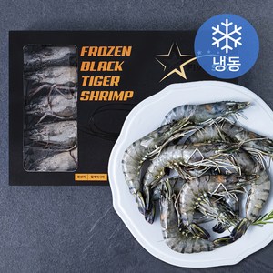 FIVESTAR 말레이시아산 블랙타이거 얼룩 새우 (냉동), 500g(10미), 1개