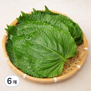 [팩] 밀양 깻잎, 100g, 6팩