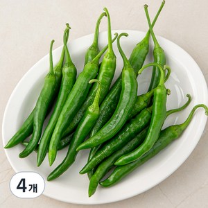 국내산 청양고추, 300g, 4개