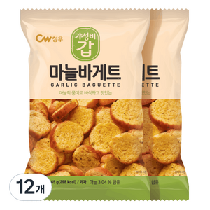 청우식품 마늘바게트, 65g, 12개