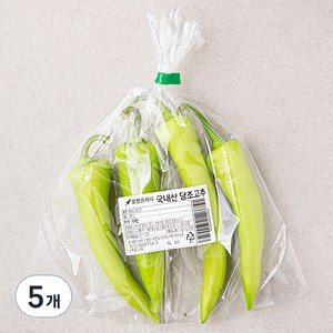 국내산 당조고추, 200g, 5개