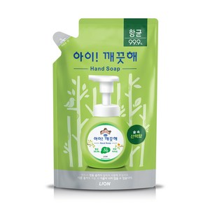 아이깨끗해 향균 폼 핸드솝 숲 속 산책향 리필, 1개, 450ml