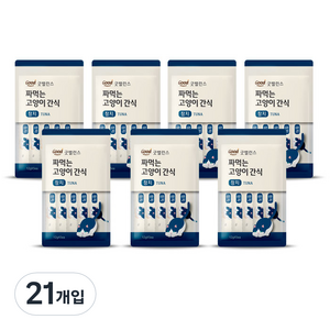 굿밸런스 짜먹는 고양이 간식, 참치, 12g, 21개