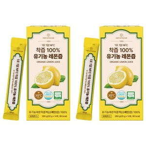 파이토메이드 1포 1알 NFC 착즙 유기농 레몬즙 14p, 2개, 280g