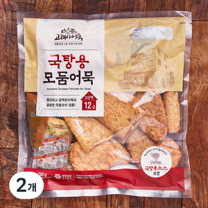 고래사어묵 국탕용 모둠어묵, 760g, 2개