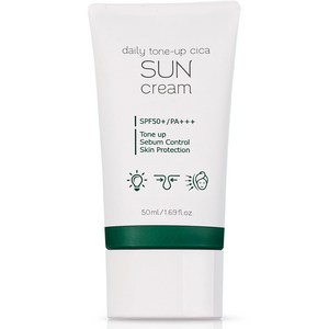 프레티 데일리 톤업 시카 선크림 SPF50+ PA+++, 50ml, 1개