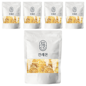 순수다함 건조 레몬 슬라이스 레몬차, 50g, 1개입, 5개