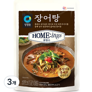 청정원 호밍스 장어탕, 450g, 3개