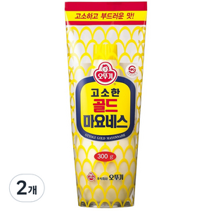 오뚜기 고소한 골드 마요네즈, 300g, 2개