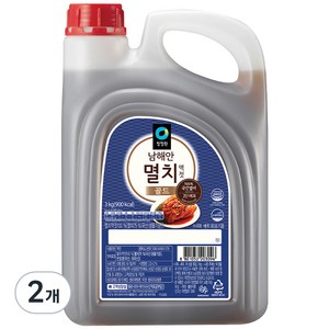 청정원 멸치골드액젓, 3kg, 2개