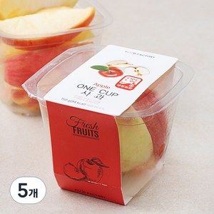 푸드팩토리 원 컵 사과, 150g, 5개