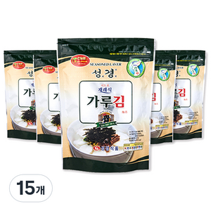 지도표성경 재래식 가루김, 70g, 15개