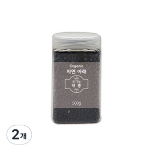 자연아래 유기농 약콩, 500g, 2개