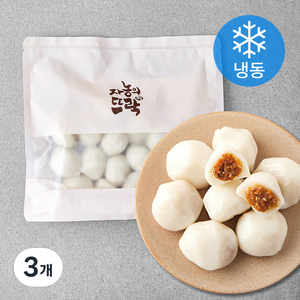 자농의뜨락 흰송편 (냉동), 320g, 3개