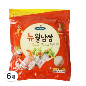 MORN 뉴 월남쌈 원형, 300g, 6개