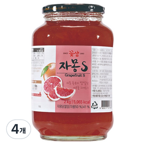 꽃샘 자몽S 차, 2kg, 1개입, 4개