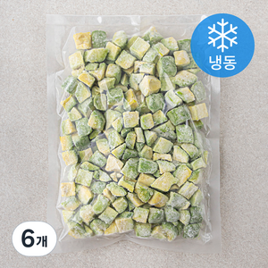 아보카도 (냉동), 500g, 6개