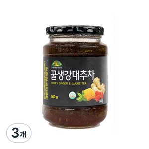 OganicStoy 꿀생강 대추차, 560g, 1개입, 3개