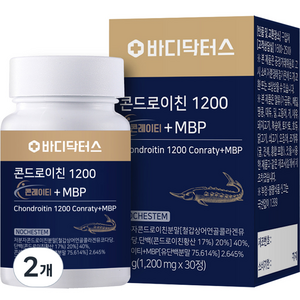 바디닥터스 콘드로이친 1200 콘레이티 + MBP 36g, 30정, 2개