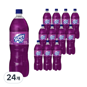 해태htb 써니텐 포도향, 1.5L, 24개