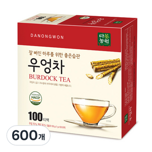 다농원 우엉차 티백, 1g, 100개입, 6개