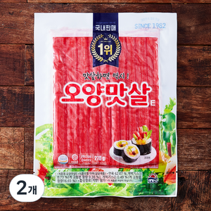 대림선 오양맛살E, 270g, 2개