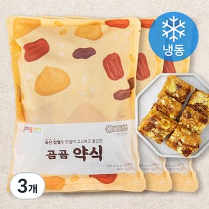 곰곰 약식 (냉동), 500g, 3개