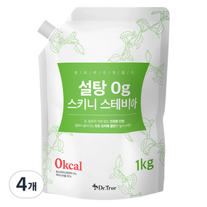 닥터트루 스키니 스테비아, 1kg, 4개