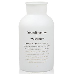 디어모모 엔티크 디퓨저 유리용기 화병 공병 1000ml, 화이트