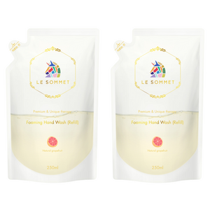 르소메 프리미엄 포밍 핸드워시 리필용 250ml, 자몽향, 2개