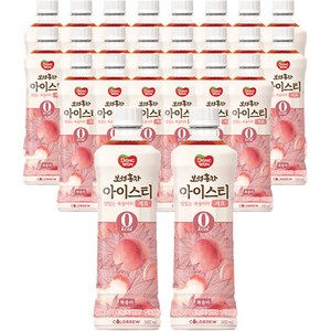 동원 보성홍차 아이스티 제로 복숭아, 500ml, 24개