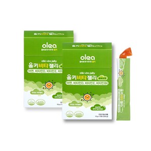 올레아 유아용 올키 비타젤리 아연 청포도맛 15p, 2개, 225g