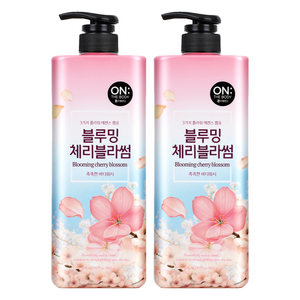 온더바디 체리블라썸 바디워시 꽃향, 900g, 875ml, 2개