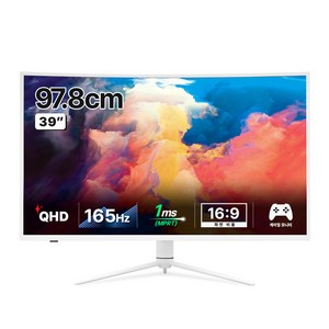 한성컴퓨터 QHD 165Hz 커브드 게이밍 모니터, 97.8cm, TFG39Q14V(일반)