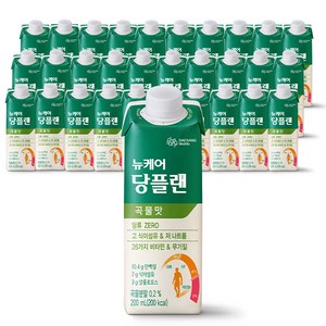 뉴케어 당플랜 곡물맛 당뇨환자영양식, 200ml, 30개