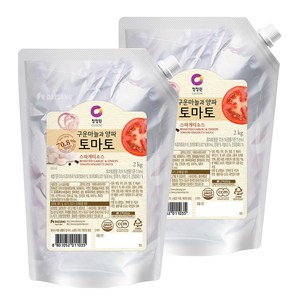 청정원 토마토 스파게티소스, 2kg, 2개