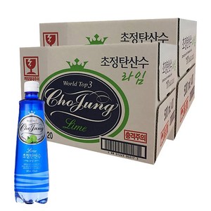 초정탄산수 라임, 500ml, 40개